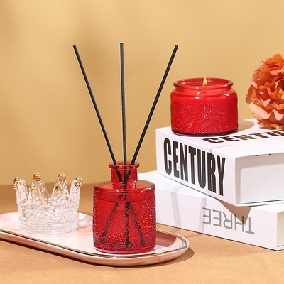 Home Decoration Luxury Reed Diffuser Aroma Scented Candles Gift Set