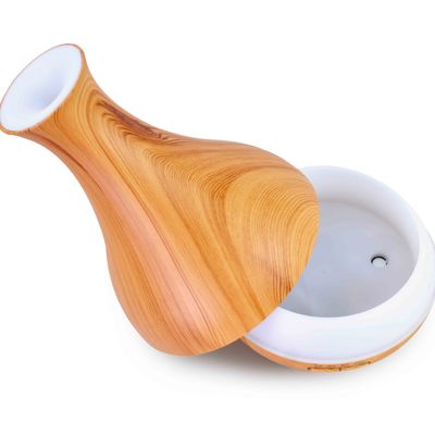25-65ml/H Essential Oil Wood Grain Aroma Diffuser 400ml Portable