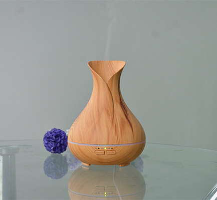 150ml Mini Wood Grain Ultrasonic Aroma Diffuser